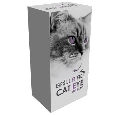 Brillbird Cat eye effect gel&lac - Violet