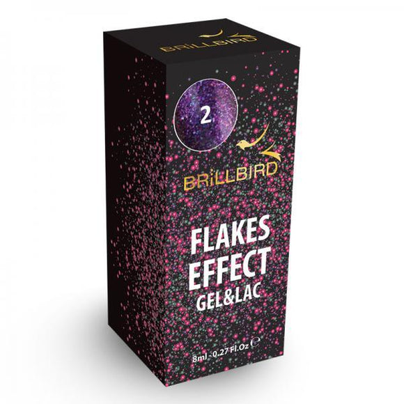 Brillbird Flake effect gel&lac - 2