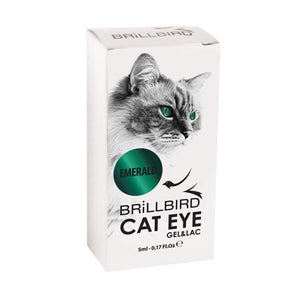 Brillbird Cat eye effect gel&lac - Emerald