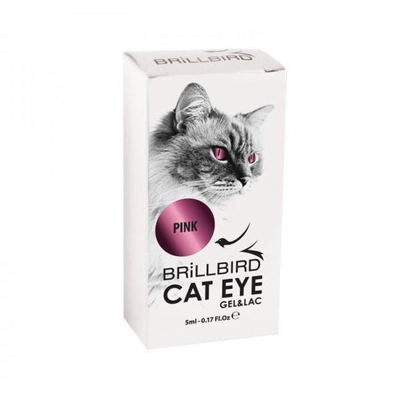 Brillbird Cat eye effect gel&lac - Pink
