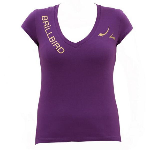Brillbird purple t-shirt