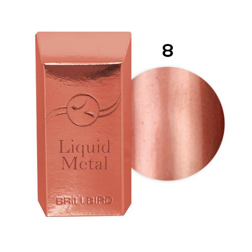 Brillbird Liquid metal gel&lac - Russian gold 8